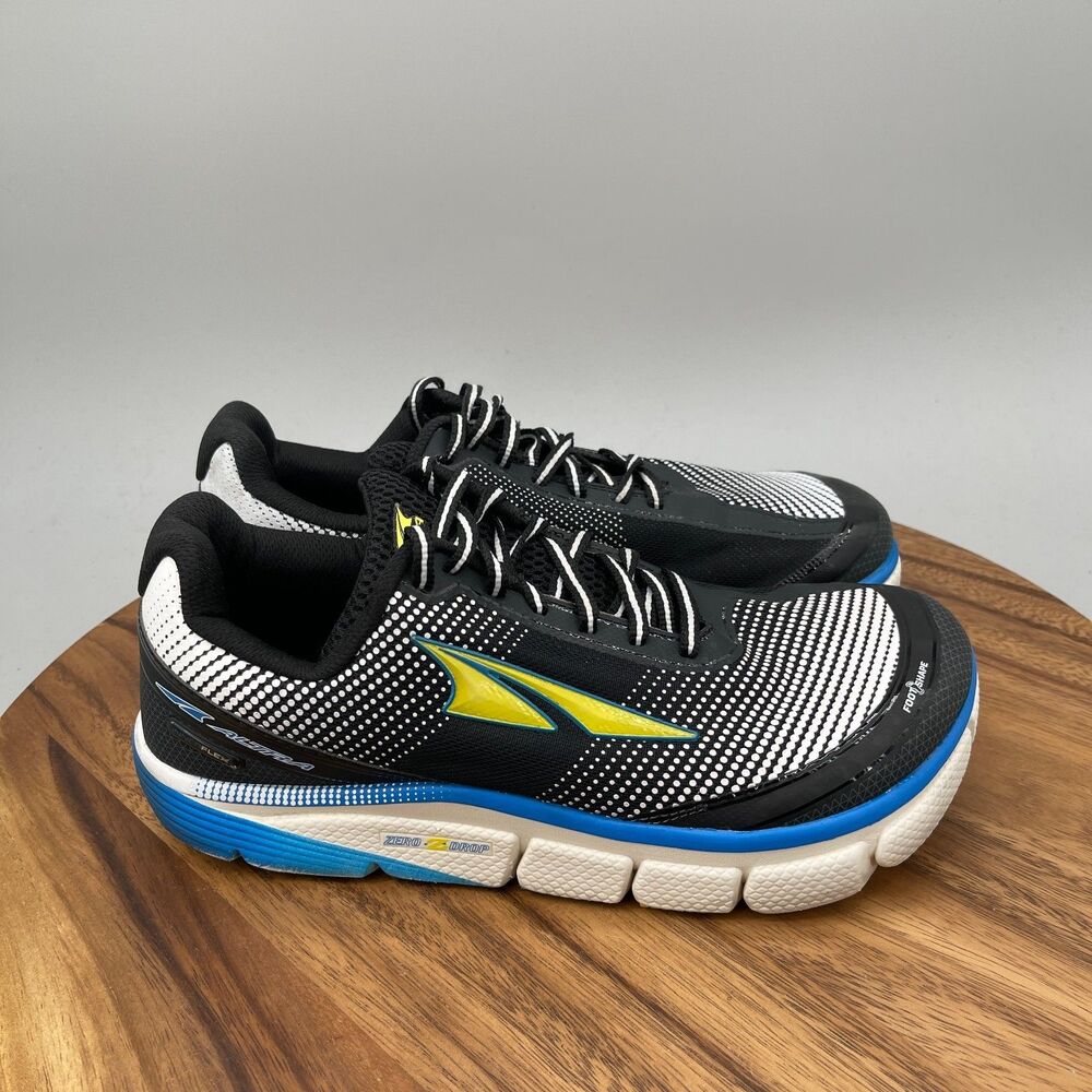 Altra Torin 2.5 Shoes Mens Size 8.5 Black White Road Running Comfort Walking Gym